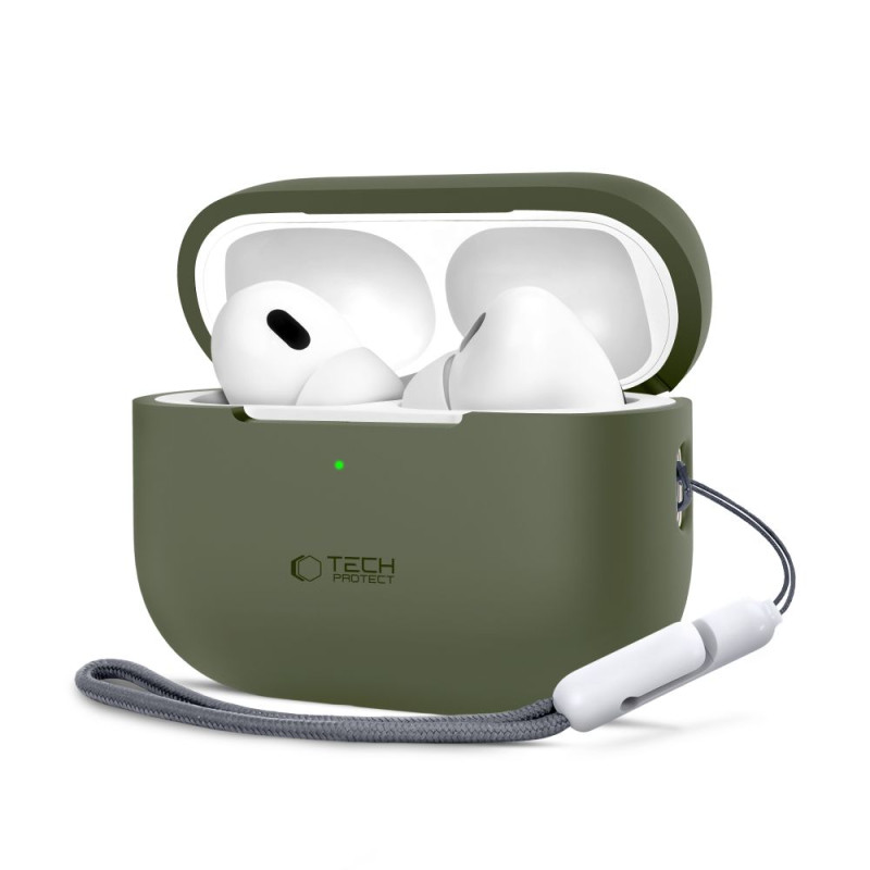 Tech-Protect silikoninis dėklas Apple AirPods Pro 1/ 2 - žalias