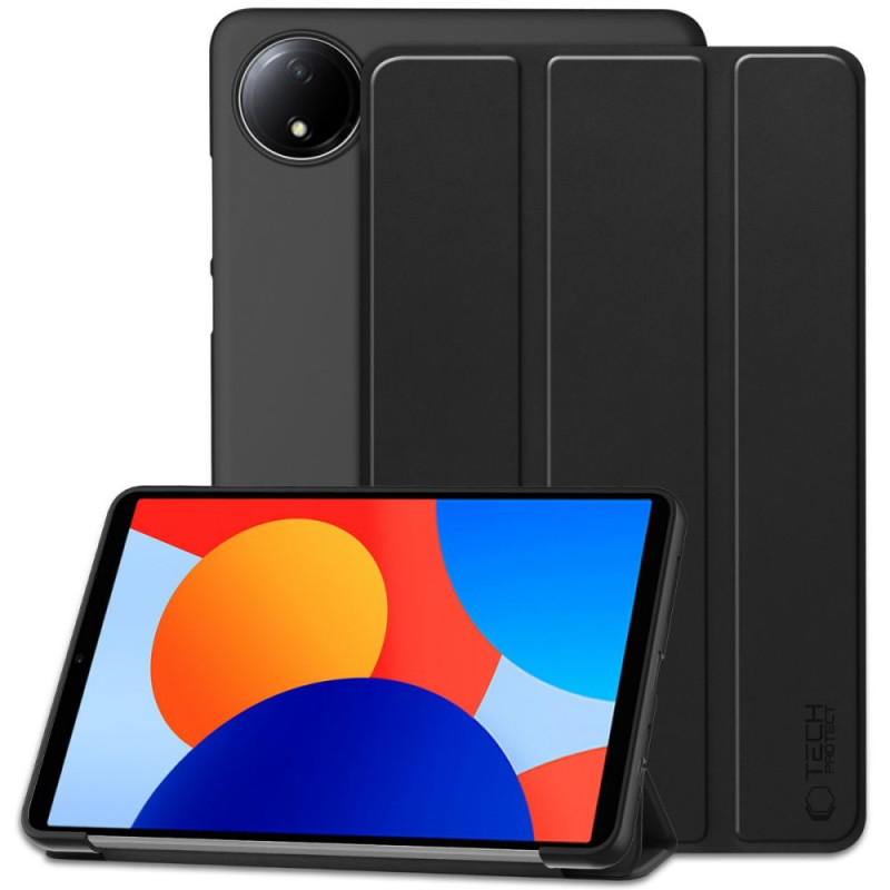 Tech-Protect SmartCase dėklas, skirtas Xiaomi Redmi Pad SE 8.7 - juodas