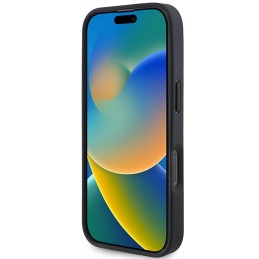 BMW M perforuota ir susiūta linija MagSafe dėklas iPhone 16 Pro - raudonas