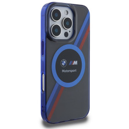 BMW Motosport IML Circle MagSafe dėklas iPhone 16 Pro Max - juodas