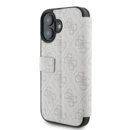 Guess 4G Metal Logo dėklas iPhone 16 - rožinis