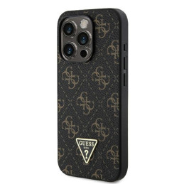 Guess New 4G Triangle dėklas iPhone 16 Pro - juodas