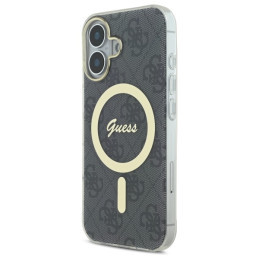 Guess IML 4G MagSafe dėklas iPhone 16 - juodas