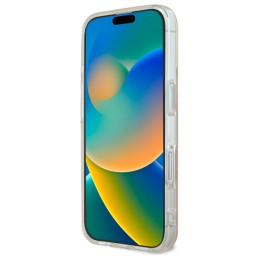 Guess IML 4G MagSafe dėklas iPhone 16 - rožinis