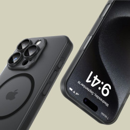 Tech-Protect MagSlim MagSafe dėklas iPhone 16 Pro Max - permatomas