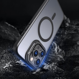 Tech-Protect MagStand MagSafe dėklas su stovu iPhone 16 Pro - permatomas