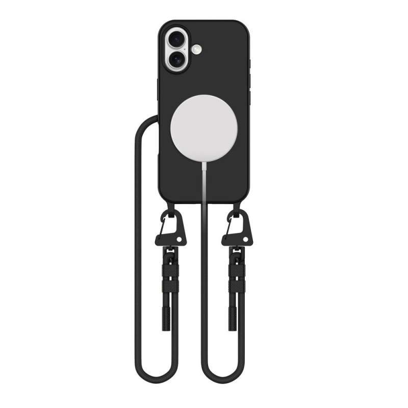 Tech-Protect MagNecklace MagSafe dėklas iPhone 16 - juodas