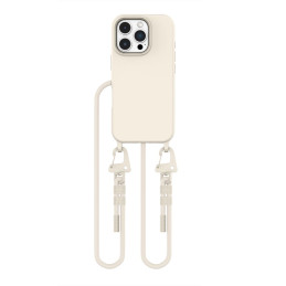 Tech-Protect MagNecklace MagSafe dėklas iPhone 16 Pro - smėlio spalvos