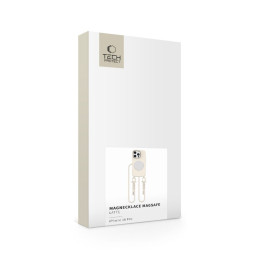 Tech-Protect MagNecklace MagSafe dėklas iPhone 16 Pro - smėlio spalvos
