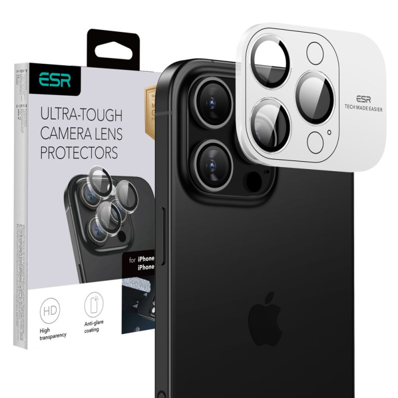 ESR Armorite grūdintas stiklas skirtas iPhone 16 Pro / 16 Pro Max kamerai