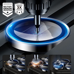 ESR Armorite grūdintas stiklas kamerai skirtas iPhone 16 Pro / 16 Pro Max - juodas