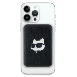 Karl Lagerfeld Choupette galvos kaištis MagSafe indukcinis maitinimo blokas 5000mAh 16W - juodas