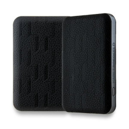 Karl Lagerfeld Choupette galvos kaištis MagSafe indukcinis maitinimo blokas 5000mAh 16W - juodas