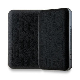 Powerbank Karl Lagerfeld Karl Head Pin MagSafe indukcija 5000mAh 16W - juoda