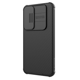 Nillkin CamShield Pro dėklas, skirtas Samsung Galaxy A55 su fotoaparato dangteliu – juodas