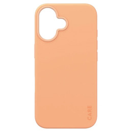CARE by PanzerGlass Fashion Case su MagSafe iPhone 16 - oranžinė
