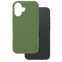 CARE by PanzerGlass Fashion Case su MagSafe iPhone 16 - žalia