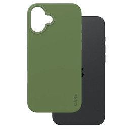 CARE by PanzerGlass Fashion Case su MagSafe iPhone 16 Plus – žalia