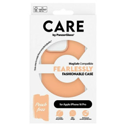 CARE by PanzerGlass Fashion Case su MagSafe iPhone 16 Pro - oranžinė