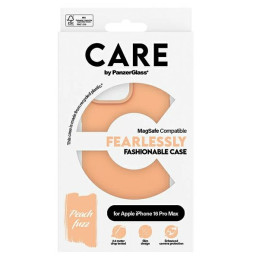 „CARE by PanzerGlass Fashion Case“ su „MagSafe“, skirtas „iPhone 16 Pro Max“ – oranžinė