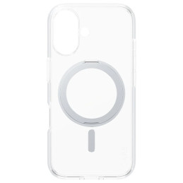 CARE by PanzerGlass Feature Kickstand Dėklas su MagSafe, skirtas iPhone 16 – sidabrinis