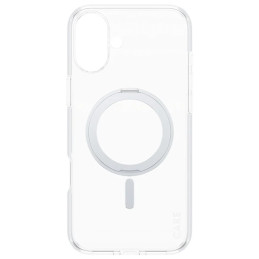 CARE by PanzerGlass Feature Kickstand Dėklas su MagSafe, skirtas iPhone 16 Plus – sidabrinis