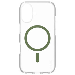 CARE by PanzerGlass Flagship Dėklas su MagSafe, skirtas iPhone 16 – žalias