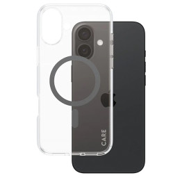 CARE by PanzerGlass Flagship Dėklas su MagSafe, skirtas iPhone 16 Plus – juodas