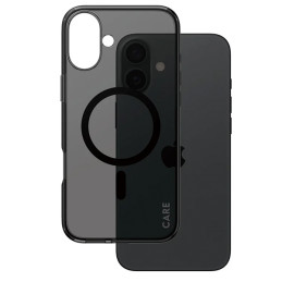 CARE by PanzerGlass Flagship Dėklas su MagSafe, skirtas iPhone 16 Plus – permatomas