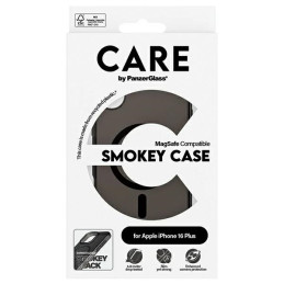 CARE by PanzerGlass Flagship Dėklas su MagSafe, skirtas iPhone 16 Plus – permatomas