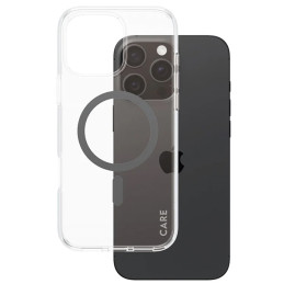 CARE by PanzerGlass Flagship Dėklas su MagSafe, skirtas iPhone 16 Pro Max – juodas