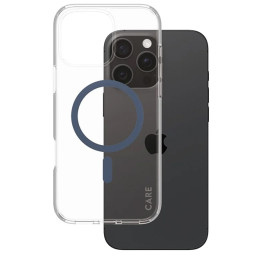 CARE by PanzerGlass Flagship Dėklas su MagSafe, skirtas iPhone 16 Pro Max – mėlynas