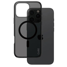 CARE by PanzerGlass flagmano dėklas su MagSafe, skirtas iPhone 16 Pro Max – permatomas