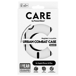 CARE by PanzerGlass Flagship Urban Case MagSafe, skirtas iPhone 16 Plus – skaidrus