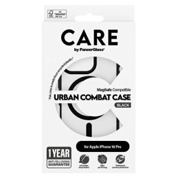 CARE by PanzerGlass Flagship Urban Dėklas su MagSafe, skirtas iPhone 16 Pro – skaidrus