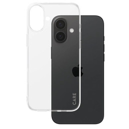 CARE by PanzerGlass X-Ray Soft Basic dėklas su MagSafe, skirtas iPhone 16 Plus – skaidrus