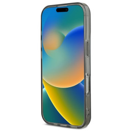 Karl Lagerfeld IML Karl Head Galvanizuotas dėklas iPhone 16 Pro - juodas