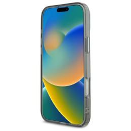 Karl Lagerfeld IML Metal Karl Head MagSafe dėklas iPhone 16 Pro - juodas