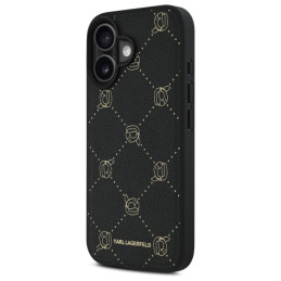 Karl Lagerfeld Magsafe Karl Head dėklas iPhone 16 - juodas