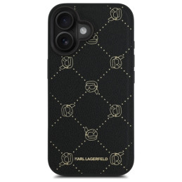 Karl Lagerfeld Magsafe Karl Head dėklas iPhone 16 - juodas