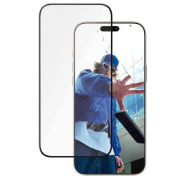PanzerGlass keraminė ekrano apsauga, itin platus grūdintas stiklas, skirtas iPhone 16 Pro Max