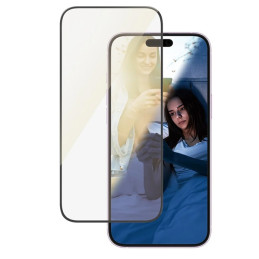 PanzerGlass EyeCare ekrano apsauga, itin platus grūdintas stiklas, skirtas iPhone 16 Plus
