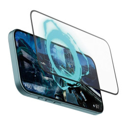 PanzerGlass žaidimų ekrano apsauga, itin platus grūdintas stiklas, skirtas iPhone 16