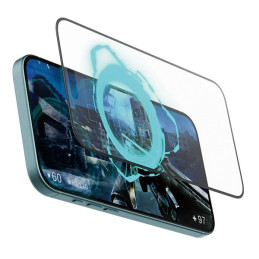 PanzerGlass žaidimų ekrano apsauga, itin platus grūdintas stiklas, skirtas iPhone 16 Plus