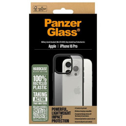 PanzerGlass HardCase dėklas iPhone 16 Pro - juodas