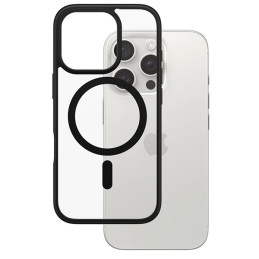 PanzerGlass kietas dėklas su MagSafe, skirtas iPhone 16 Pro - juodas