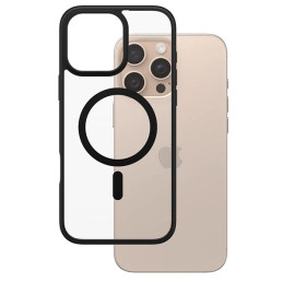 PanzerGlass kietas dėklas su MagSafe, skirtas iPhone 16 Pro Max - juodas