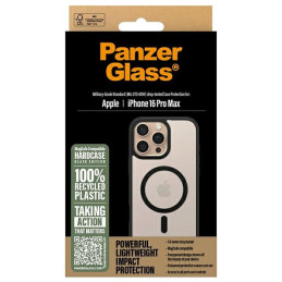 PanzerGlass kietas dėklas su MagSafe, skirtas iPhone 16 Pro Max - juodas
