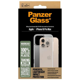 PanzerGlass HardCase dėklas iPhone 16 Pro Max - skaidrus