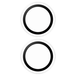 Grūdinto stiklo PanzerGlass Hoops permatomo objektyvo fotoaparato apsauga, skirta iPhone 16 / 16 Plus